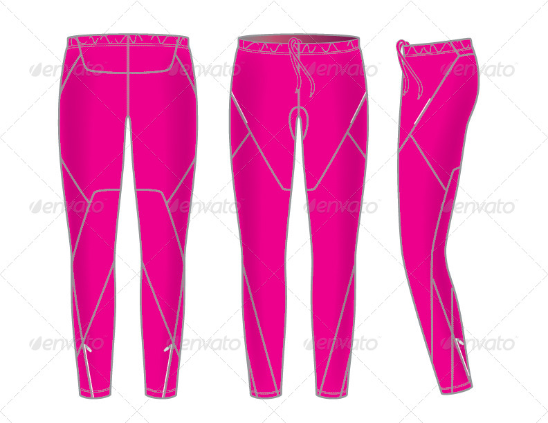 Womens Active Wear Template Pants by Monoapple GraphicRiver